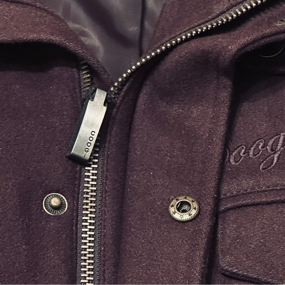 Coogi Wool Blend Brown Jacket Multi Pocket Full Zip Men’s Size XL - Picture 6 of 12